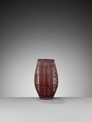 Lot 177 - MAEDA CHIKUBOSAI II: A BAMBOO HANAKAGO (FLOWER BASKET)